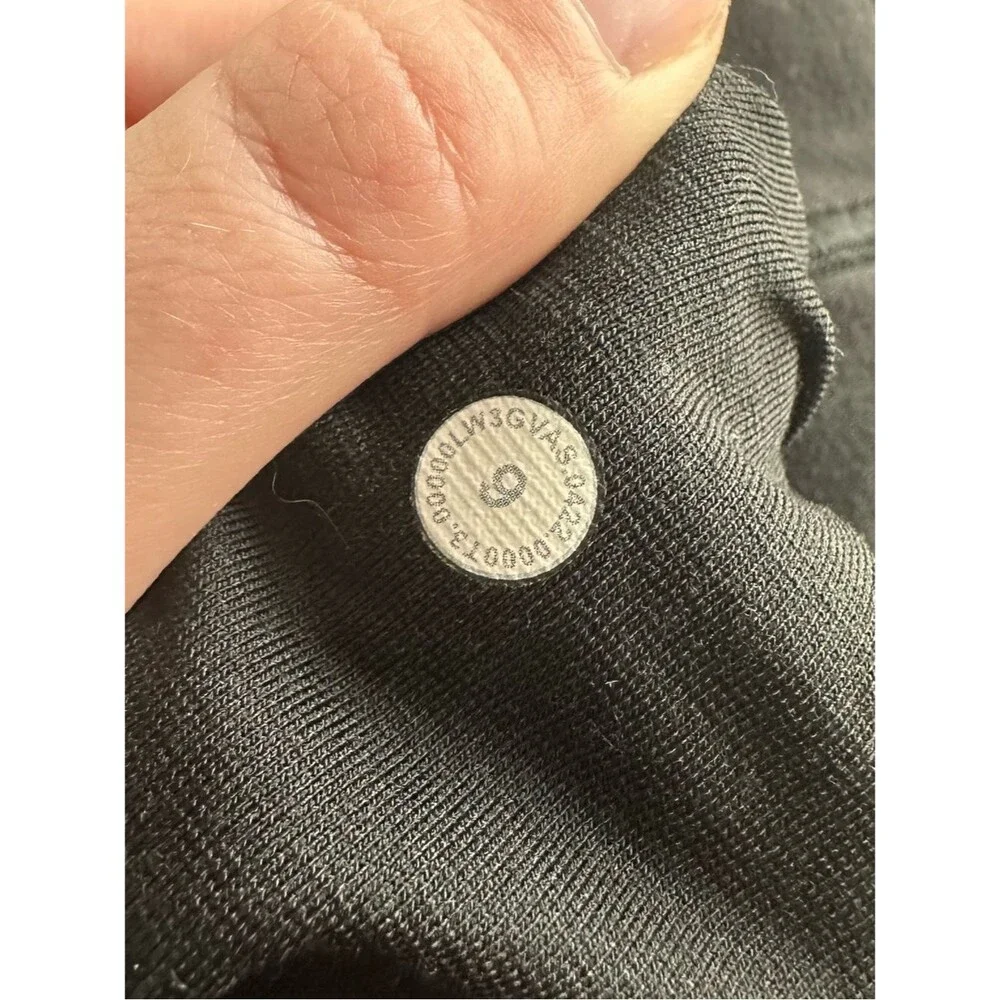 Lululemon Black Nulu Cropped Define Jacket Size 6 Gym Workout Activewear Chic